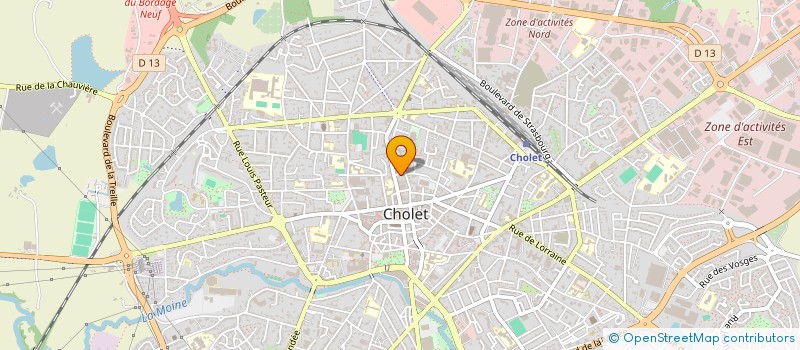 localisation de l'entreprise PRONOV SAS à CHOLET