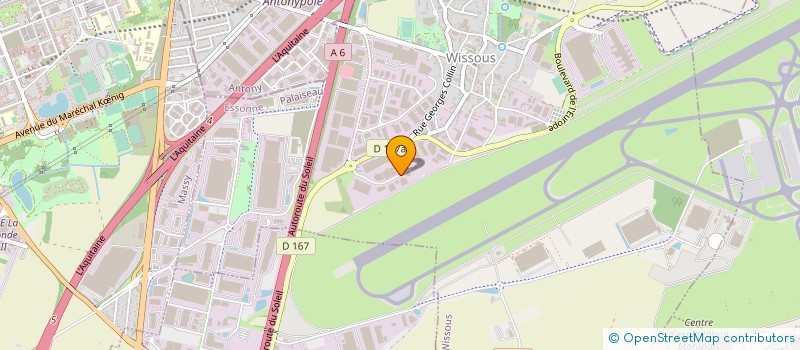localisation de l'entreprise PRONOVA à WISSOUS