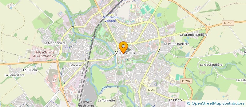 localisation de l'entreprise PRONOVA à MONTAIGU-VENDEE