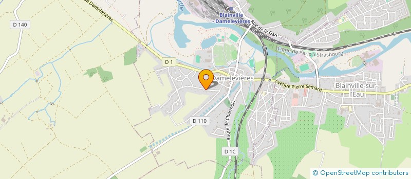 localisation de l'entreprise PRONOZ-TIK54 à DAMELEVIERES