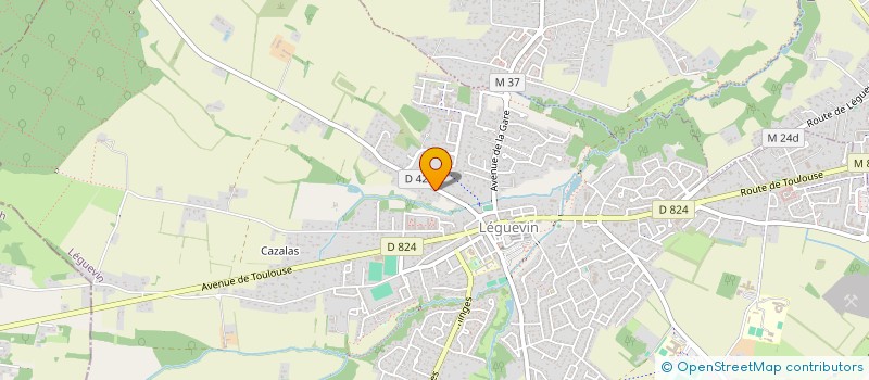 localisation de l'entreprise PRONTO  LEGUEVIN