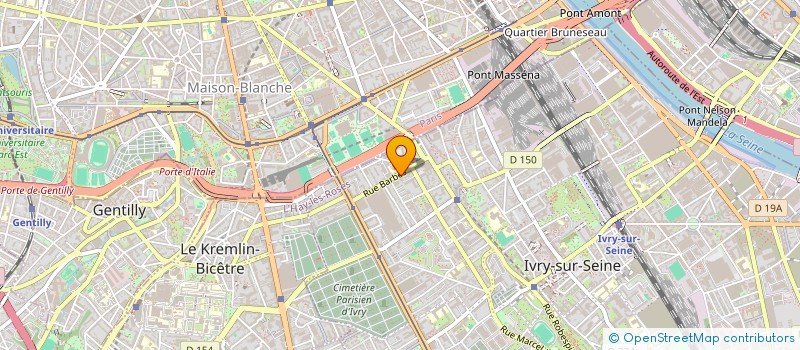 localisation de l'entreprise PRONTO NEWS BERLINES  IVRY-SUR-SEINE