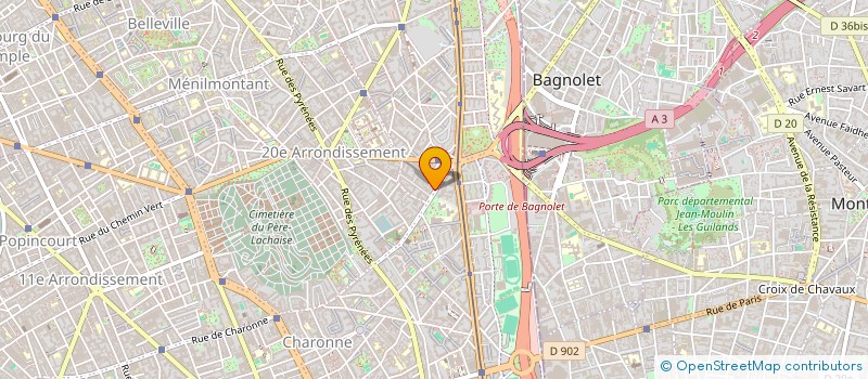 localisation de l'entreprise PRONTO PIZZA à PARIS