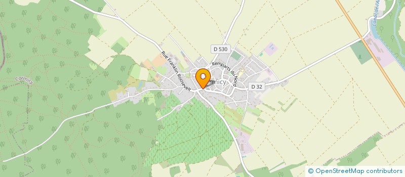 localisation de l'entreprise PRONTO PIZZA à CORMICY