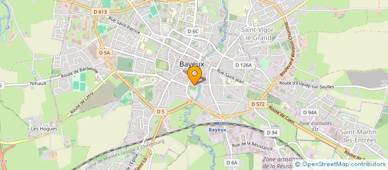 localisation de l'entreprise PRONTO PIZZA à BAYEUX