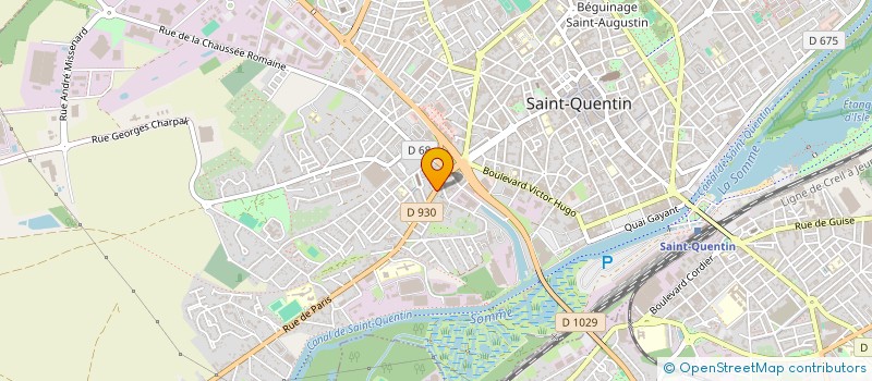localisation de l'entreprise PRONTO PIZZA à SAINT-QUENTIN