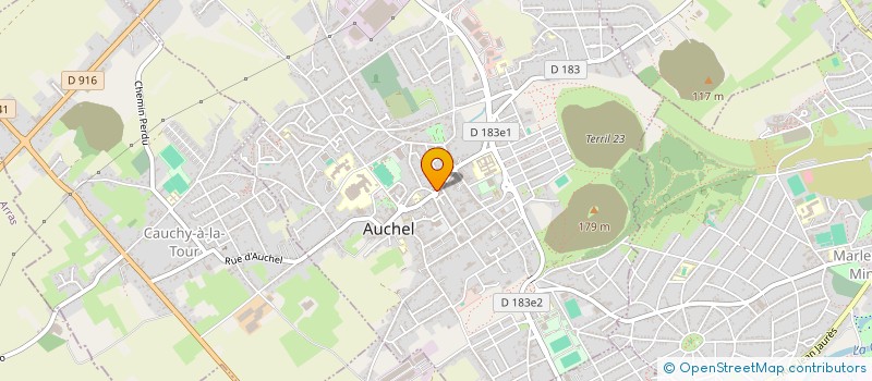localisation de l'entreprise PRONTO PIZZA  AUCHEL