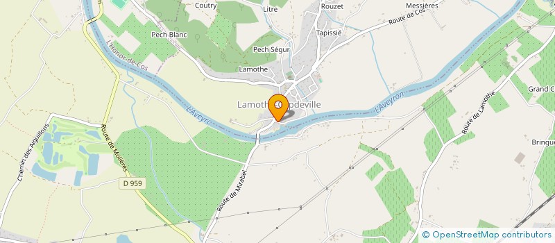 localisation de l'entreprise PRONTO PIZZA  LAMOTHE-CAPDEVILLE