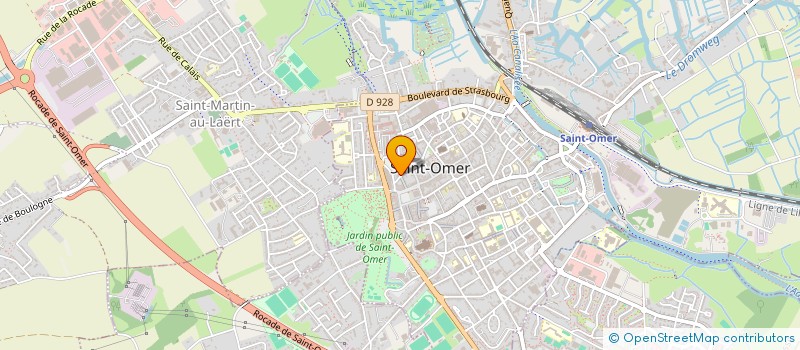 localisation de l'entreprise PRONTO PIZZA  SAINT-OMER