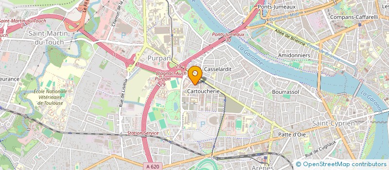 localisation de l'entreprise PRONTO SERVICES 31  TOULOUSE