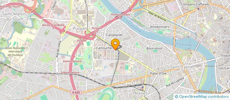 localisation de l'entreprise PRONTO SERVICES  TOULOUSE