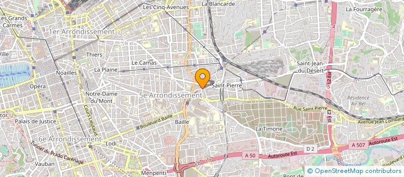 localisation de l'entreprise PRONTOFFSET à MARSEILLE