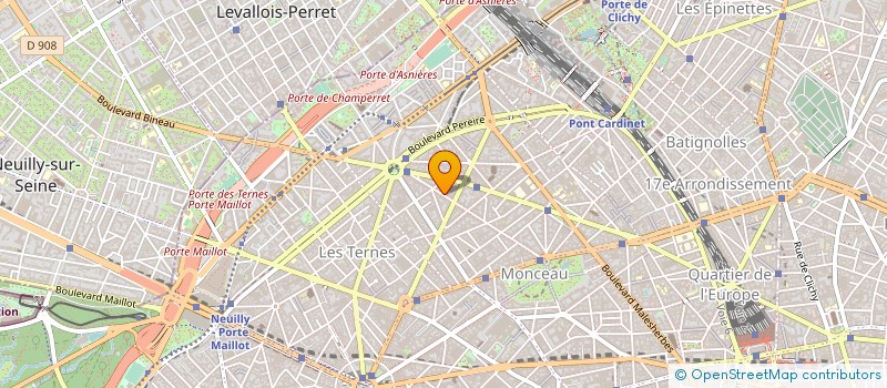 localisation de l'entreprise PRONY GESTION  PARIS