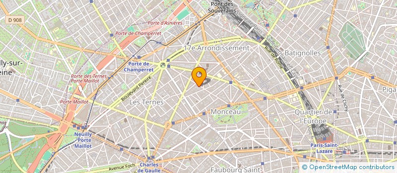 localisation de l'entreprise PRONY IMMO  PARIS