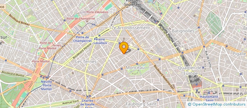 localisation de l'entreprise PRONY VOYAGES  PARIS
