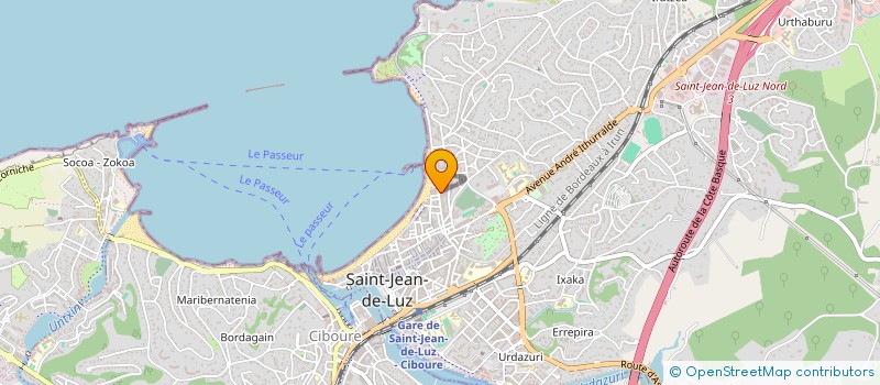 localisation de l'entreprise PROOCEANSAFETY à SAINT-JEAN-DE-LUZ