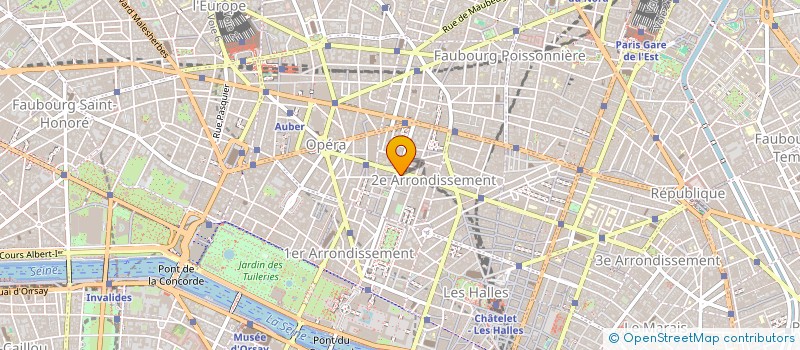 localisation de l'entreprise PROOF 9 à PARIS