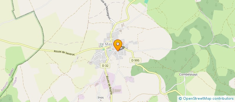 localisation de l'entreprise PROORD  MASSEGROS CAUSSES GORGES