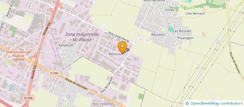 localisation de l'entreprise PROP  GENAS