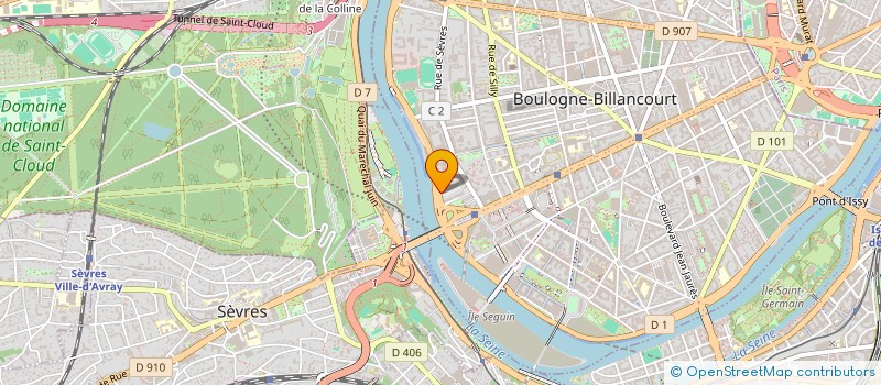 localisation de l'entreprise PROP-IRC à BOULOGNE-BILLANCOURT