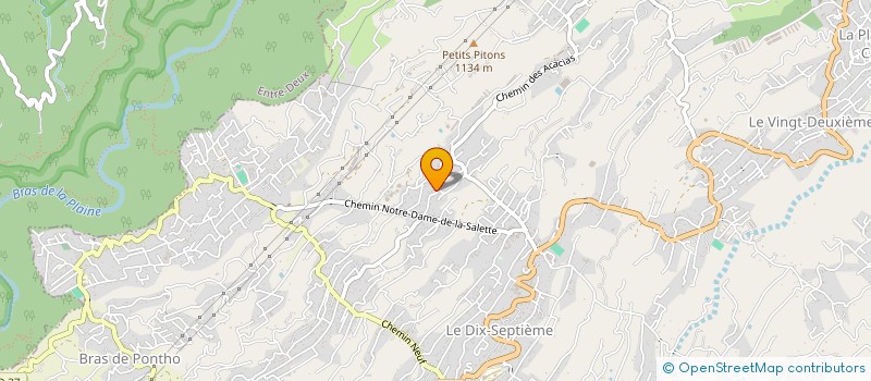 localisation de l'entreprise PROP'KASK  LE TAMPON