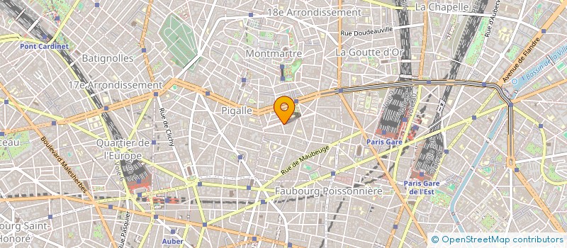 localisation de l'entreprise PROP'LINGE à PARIS
