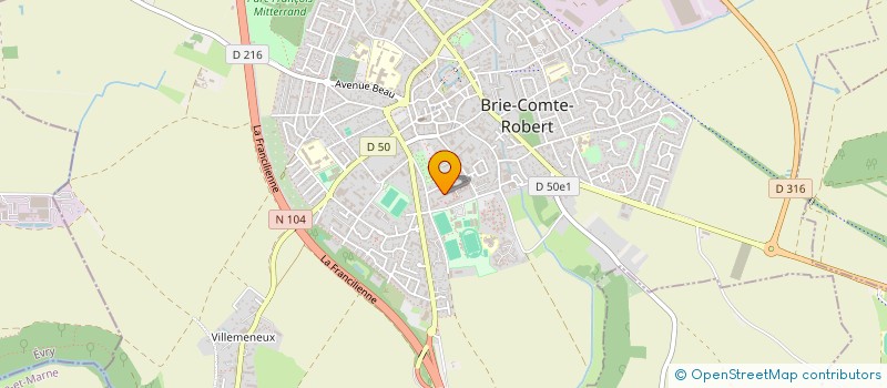 localisation de l'entreprise PROP'NET  BRIE-COMTE-ROBERT