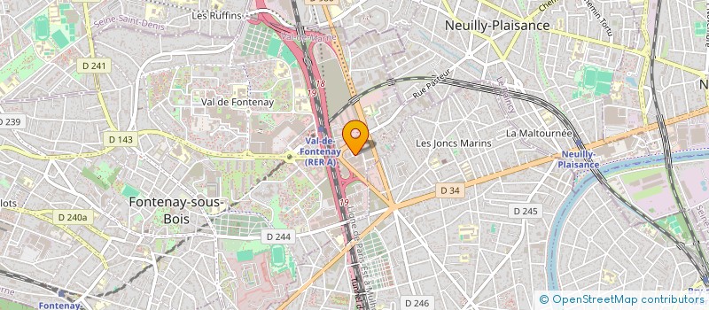 localisation de l'entreprise PROP. NET PLUS à FONTENAY-SOUS-BOIS