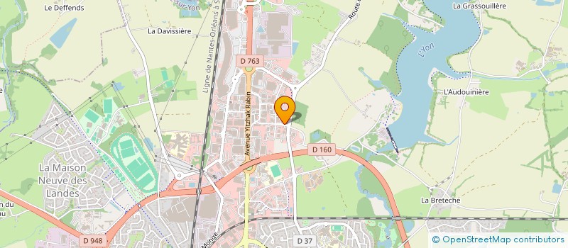 localisation de l'entreprise PROPA 85 (PROJETS ET PARTENARIATS AGRICOLES à LA ROCHE-SUR-YON