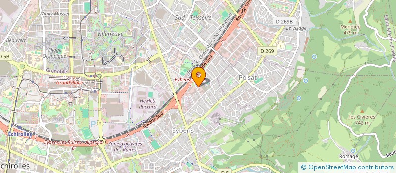 localisation de l'entreprise PROPAC ENERGIES  EYBENS