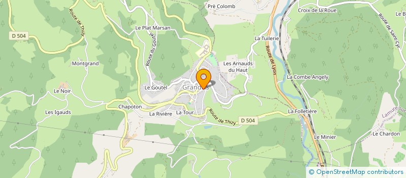 localisation de l'entreprise PROPAE  GRANDRIS