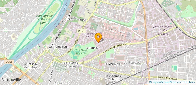 localisation de l'entreprise PROPAGANDA  SARTROUVILLE