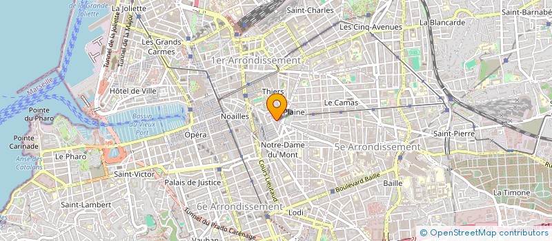 localisation de l'entreprise PROPAGANDE à MARSEILLE