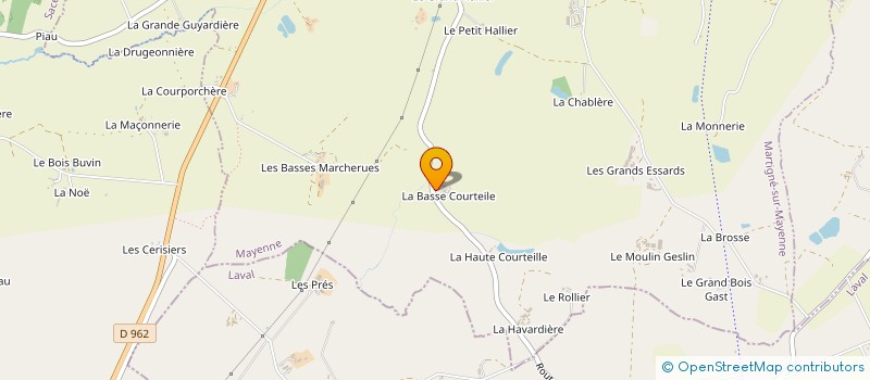 localisation de l'entreprise PROPALIS  MARTIGNE-SUR-MAYENNE