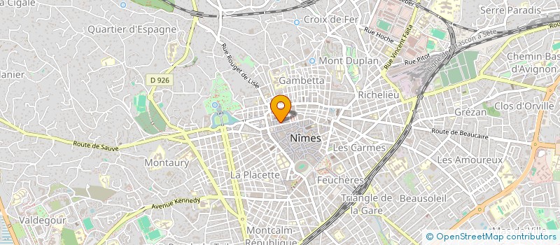 localisation de l'entreprise PROPAXIS EUROPE DIFFUSION à NIMES