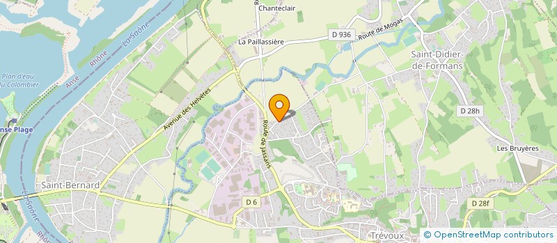 localisation de l'entreprise PROPAYE à TREVOUX