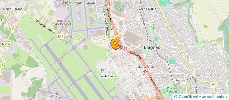 localisation de l'entreprise PROPEL 716 à BLAGNAC