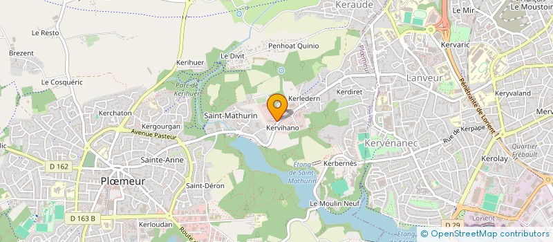 localisation de l'entreprise PROPELWIND SAS à PLOEMEUR