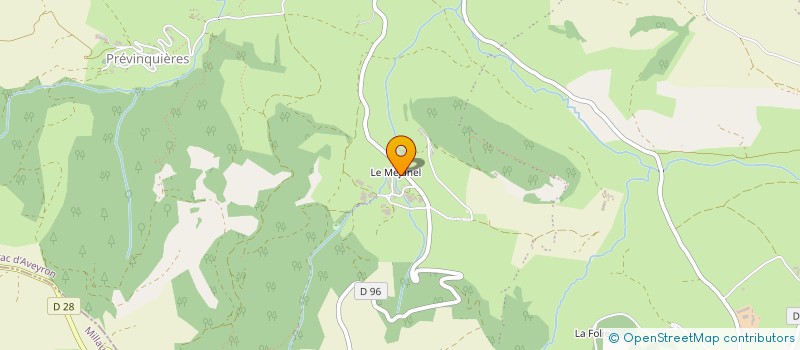 localisation de l'entreprise PROPERBOARD  SEVERAC D'AVEYRON