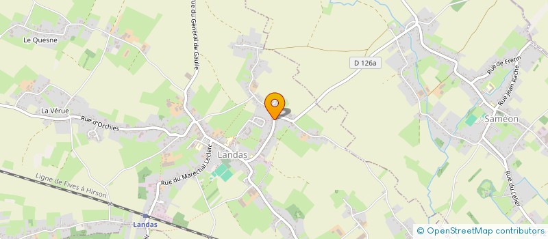 localisation de l'entreprise PROPERTE  LANDAS