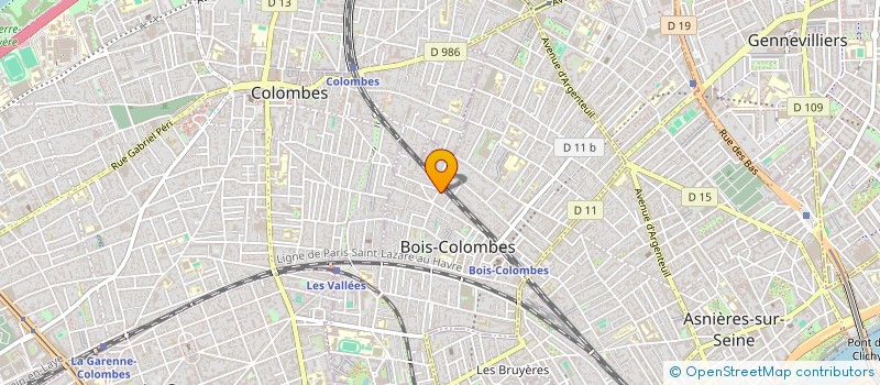 localisation de l'entreprise PROPERTIZ à BOIS-COLOMBES