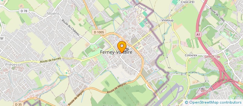 localisation de l'entreprise PROPERTY GENEVA à FERNEY-VOLTAIRE