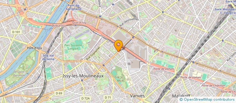 localisation de l'entreprise PROPERTY'M à ISSY-LES-MOULINEAUX