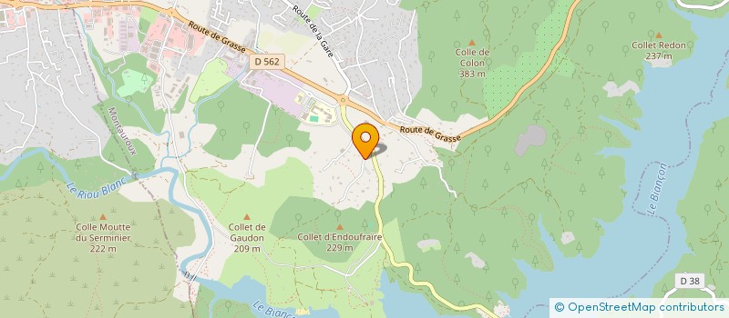 localisation de l'entreprise PROPERTY MANAGEMENT COLLE NOIRE  MONTAUROUX