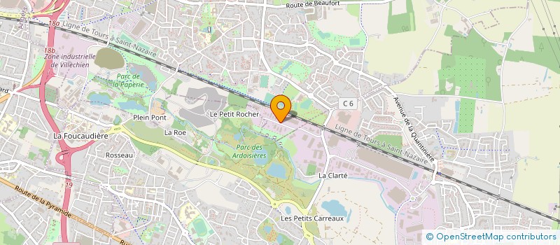 localisation de l'entreprise PROPHAR à SAINT-BARTHELEMY-D'ANJOU
