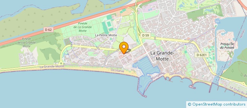 localisation de l'entreprise PROPHARDIS SARL à LA GRANDE-MOTTE