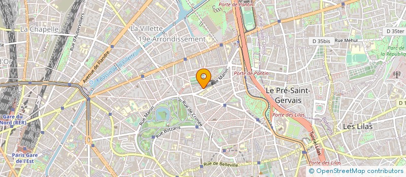 localisation de l'entreprise PROPHARM  PARIS