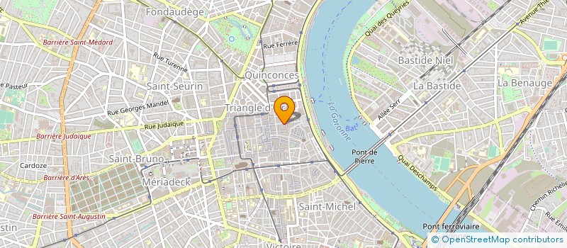 localisation de l'entreprise PROPHASE à BORDEAUX