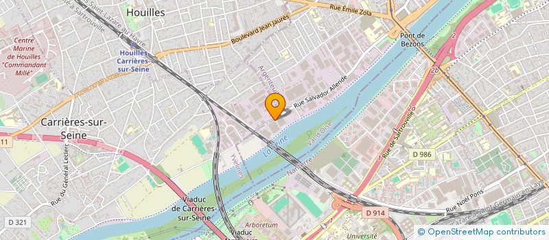 localisation de l'entreprise PROPHASE  BEZONS