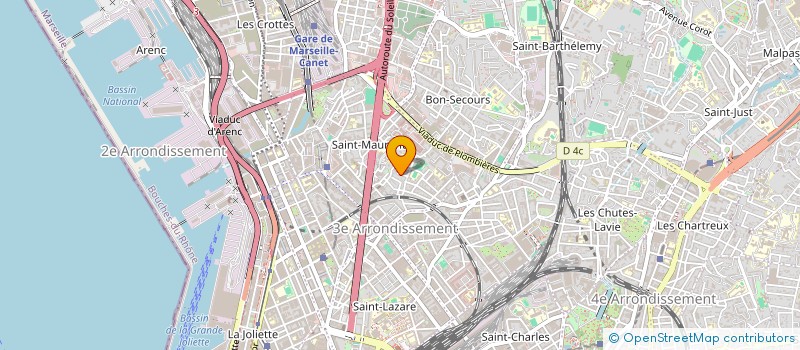 localisation de l'entreprise PROPHETE à MARSEILLE